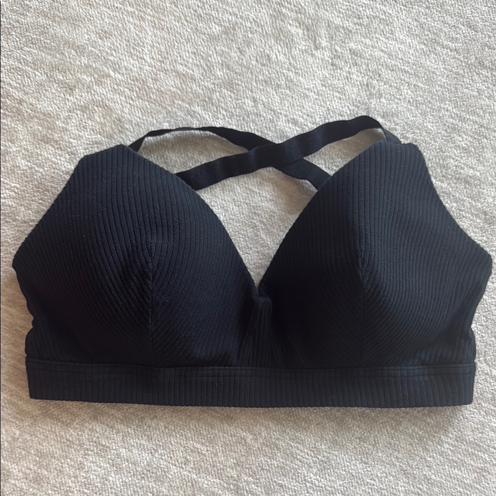 Kindred Bravely NWOT Black Ribbed Nursing Bra
